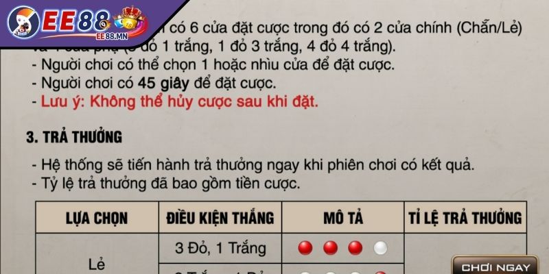 Luật Chơi Xóc Đĩa EE88 Từ A-Z Cho Người Mới Bắt Đầu - luat choi xoc dia ee88 luat choi Luật chơi Xóc Đĩa EE88 cho cửa cược phức hợp